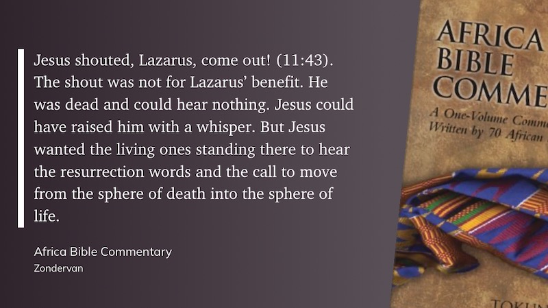 HOMILY TOPICS – Gospel 5th Sunday of Lent (A)