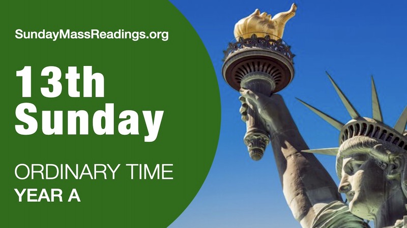 INTRODUCTION - 13th Sunday of Year A