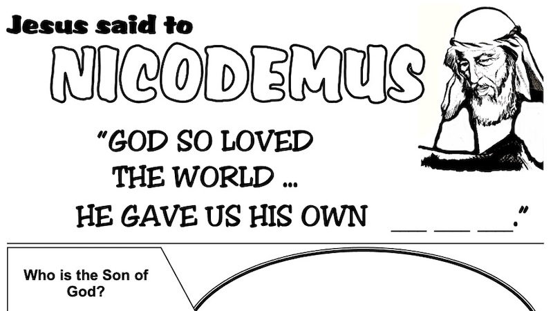 CHILDREN – 4th Sunday of Lent B