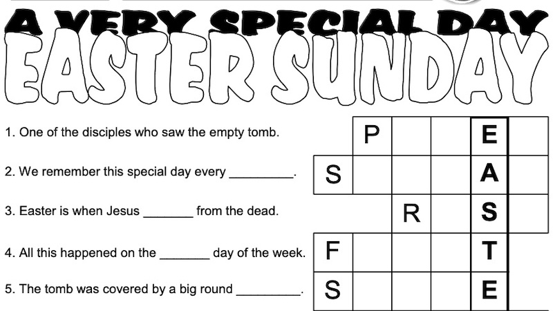 CHILDREN – Easter B