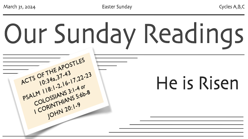 BIBLE STUDY - Easter B